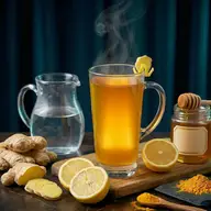 Infusión de jengibre y limón
